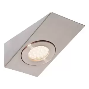 image of Culina Lago LED Wedge Under Cabinet Light 1.5W Daylight Opal and Satin Nickel