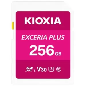 image of Kioxia Exceria Plus 256GB SDXC UHS-I Class 10