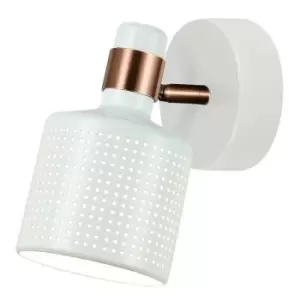 image of Italux Restenza - Modern Wall Lamp White 1 Light , E27