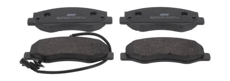 Image of JURID 573358J Brake pad set incl. wear warning contact Brake Pad Set,disc brake (402)
