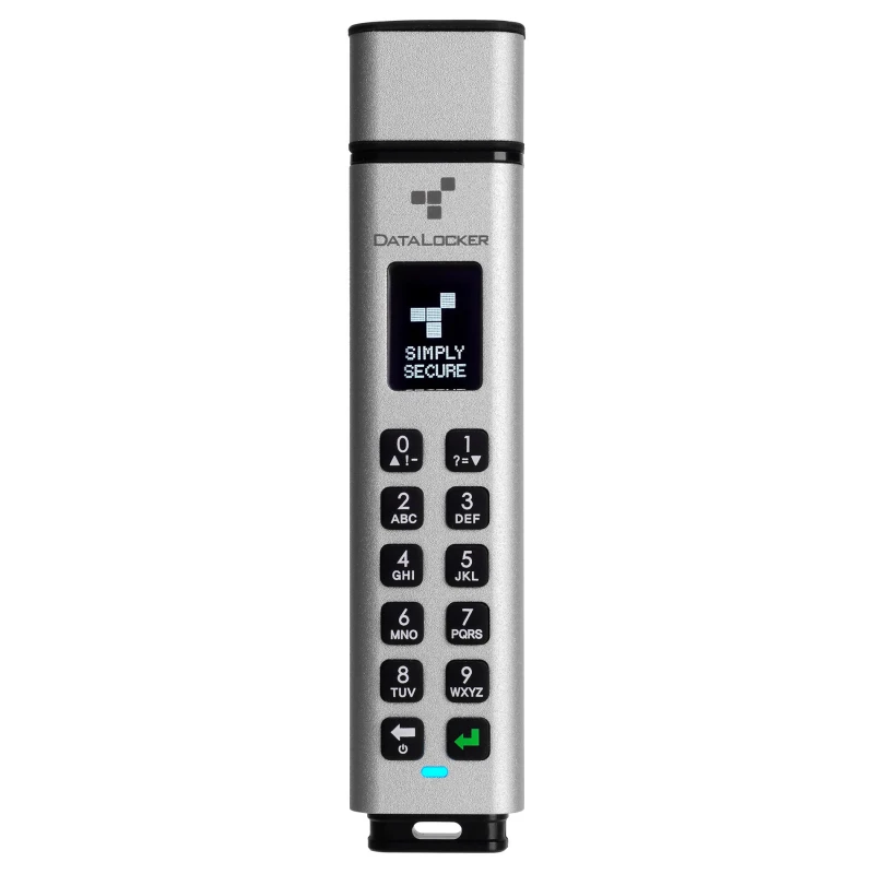 Image of DataLocker DataLocker Sentry K350 512GB Encrypted USB Drive, FIPS 140-3 L3, AES 256-bit, MIL-STD-810G, Display with Keypad, USB A Connector compatibl