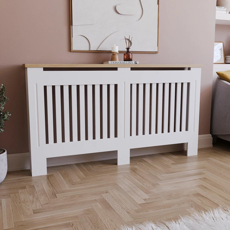 Image of Lassic Vida Designs Arlington Radiator Cover, Large White unisex Large
