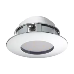 Image of Wall / Ceiling Flush Downlight Chrome Round Recess Spotlight 6W Built in LED
