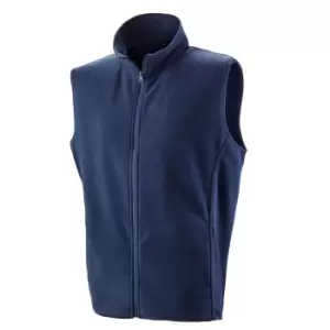 Image of Result Core Mens Micro Fleece Gilet (L) (Navy)