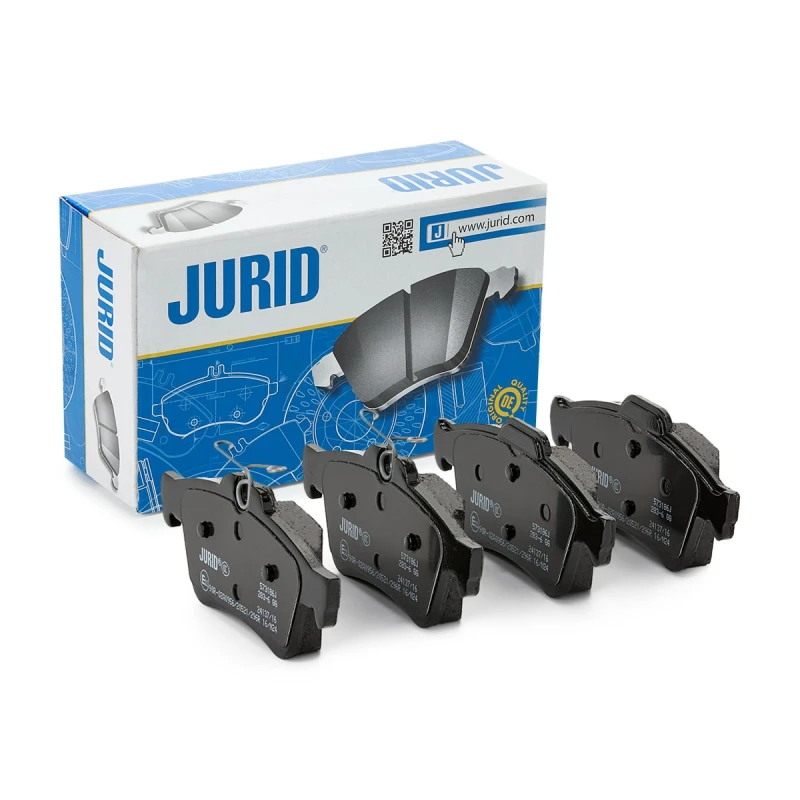 Image of JURID 573186J Brake pad set not prepared for wear warning indicator, without accessories Brake Pad Set,disc brake (402)