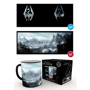 Image of Skyrim Dragon Symbol Heat Change Mug