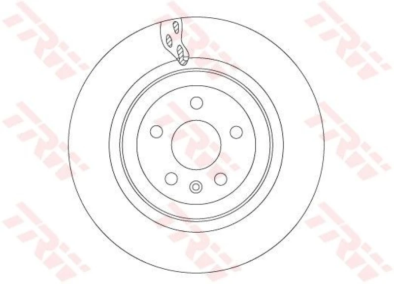 Image of Brake disc TRW DF6702S