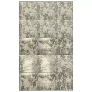 Image of Hill Interiors Large Antique Multi Pane Mirror