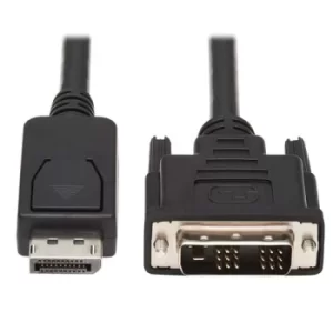 Image of Tripp Lite DisplayPort to DVI D Single Link Cable 6ft 1.83M