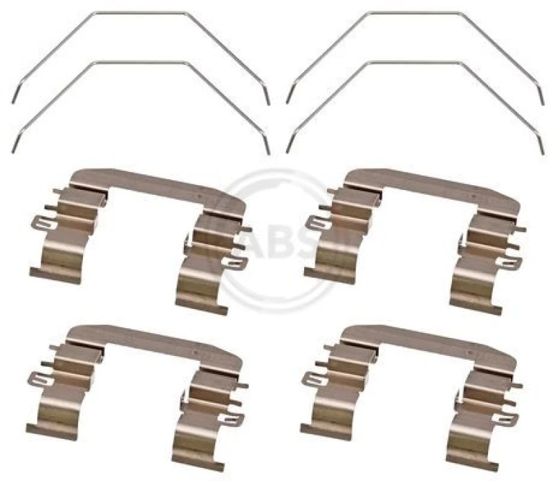 Image of A.B.S. Brake pad fitting kit A.B.S. 1916Q