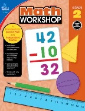 Image of carson dellosa math workshop resource book grade 2