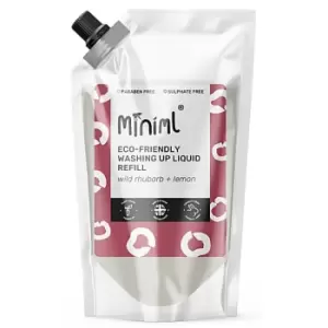 image of Miniml Wild Rhubarb & Lemon Washing Up Liquid - 1L