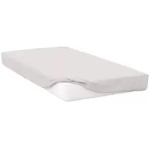 Image of Belledorm 400 Thread Count Egyptian Cotton Fitted Sheet (Kingsize) (Ivory) - Ivory