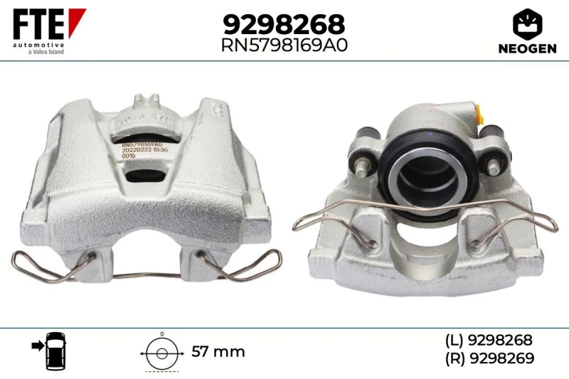 Image of Brake caliper FTE 9298268