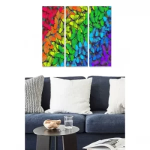 Image of MDF1270004971 Multicolor Decorative MDF Painting (3 Pieces)