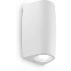 image of 01-ideal Lux - White KEOPE 2-light wall light