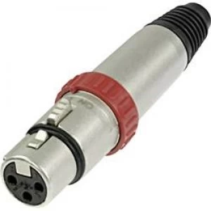 Image of XLR connector Socket straight Number of pins 3 Silver Neutrik NC3FXS