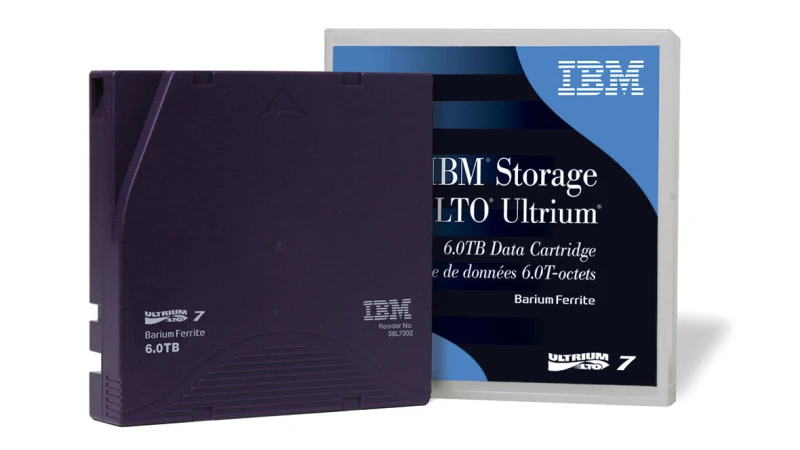 Image of Lenovo 00WF771 backup storage media Blank data tape 6 TB LTO 9.6 m 00WF771