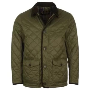 Image of Barbour Mens Horden Quilted Jacket Olive/Classic Large
