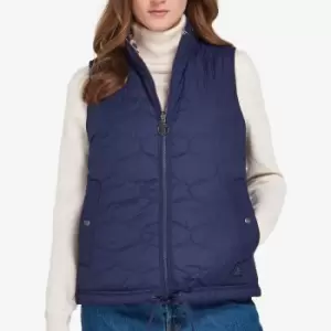 Image of Barbour Apia Printed Reversible Shell Gilet - UK 14