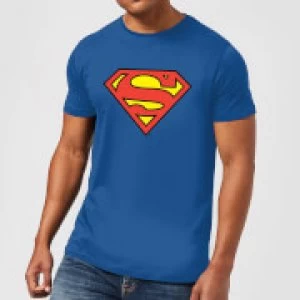 Image of DC Originals Official Superman Shield Mens T-Shirt - Royal Blue - L
