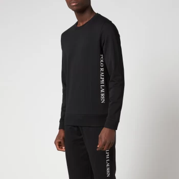 Image of Polo Ralph Lauren Mens Loopback Jersey Long Sleeve Top - Polo Black - XXL