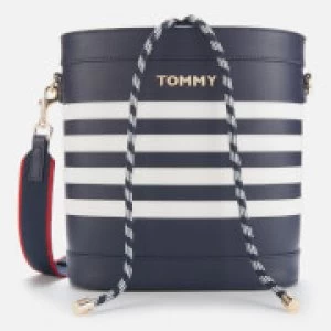 image of Tommy Hilfiger Womens Item Staple Bucket Bag - Sky Captain