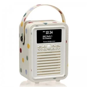 Image of Emma Bridgewater Retro Mini DAB DABPlus Digital and FM Radio with...