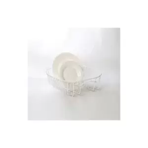 image of Delfinware - Wireware White Plate Sink Basket