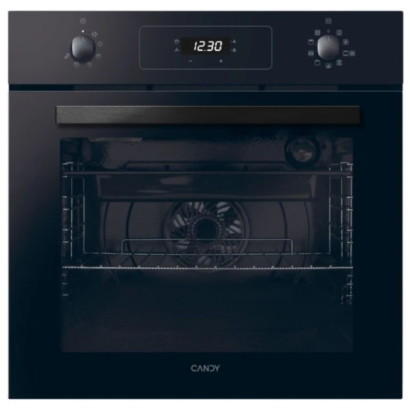 Image of Candy Idea FCM955NRL-C Built In Electric Single Oven with Pyrolytic Cleaning - Black - A Rated