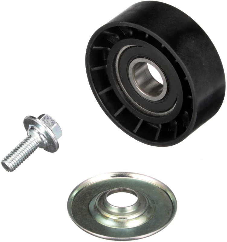 Image of GATES T36158 Idler Pulley Plastic Deflection/Guide Pulley,v-ribbed belt (312)