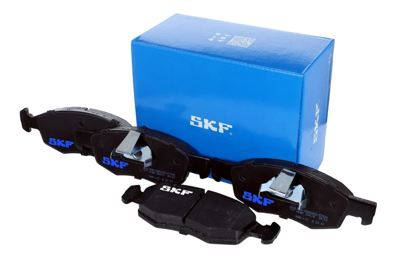 Image of SKF VKBP 80618 Brake pad set not prepared for wear warning indicator Brake Pad Set,disc brake (402)