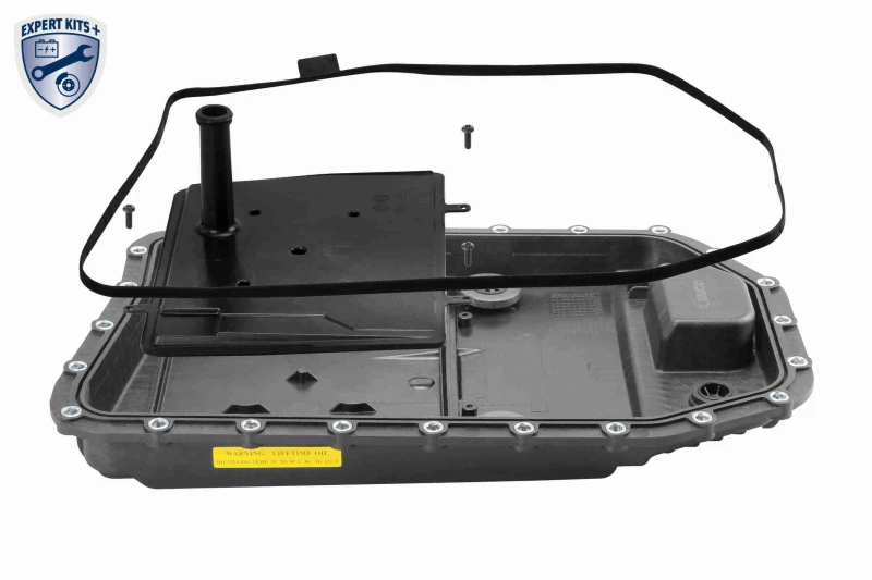 Image of VAICO V20-0580 Oil Pan, automatic transmission Original VAICO Quality, with filter, with gasket/seal Oil Pan,automatic transmission (3105)