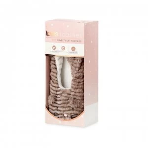 Image of Totes Totes Cat Footsie Ld - Brown