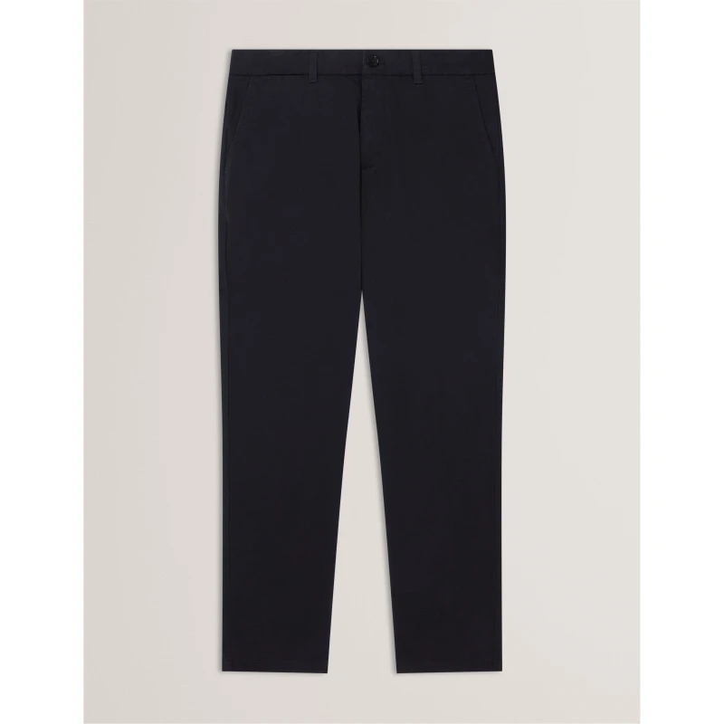 Image of Ted Baker Mens Slim Fit Chinos Dark Navy male XS (1)