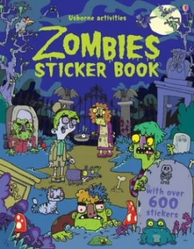 Image of Zombies Sticker Book by Seb Burnett Paperback