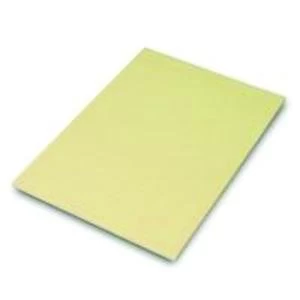 image of Q-Connect Feint Ruled Board Back Memo Pad 160 Pages A4 Yellow Pack of