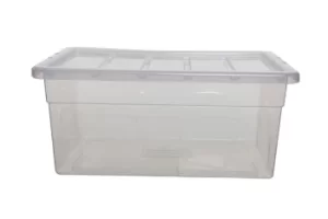 Image of Whitefurze Spacemaster Storage Box, 38L, Clear
