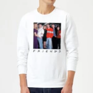 Image of Friends Cast Pose Sweatshirt - White