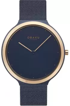 Gents Obaku Satin Ocean Watch V269GXSLML