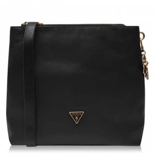 image of Guess Destiny Hobo Bag - BLACK BLA