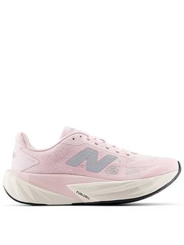 Image of New Balance FuelCell Rebel V5 Trainers in Pale Pink Pale Pink UK 4 (EU 36½)
