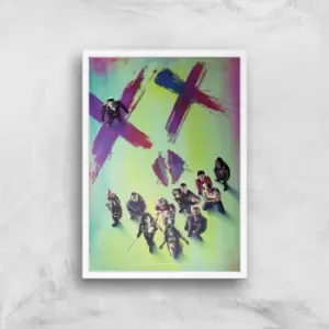 image of DC Suicide Squad Giclee Art Print - A2 - White Frame