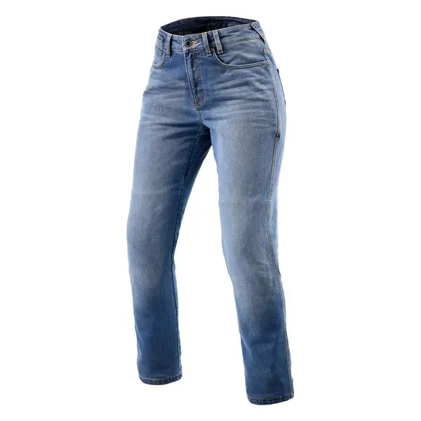 Image of REV'IT! Jeans Victoria 2 Ladies SF Classic Blue Used Motorcycle Jeans Size L32/W36