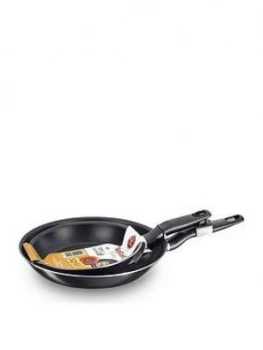 image of Tefal Extra 2 Piece 20Cm And 26Cm Frying Pan Set - Black