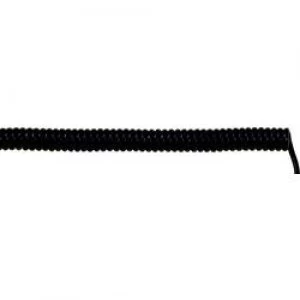 Image of Spiral cable UNITRONIC SPIRAL 100 mm 400 mm3 x 0.14 mm2BlackLappKabel732202051 pc
