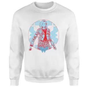 Image of Wonder Woman Core The Cheetah Sweatshirt - White - M