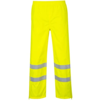 Image of S487YERL - sz L Hi-Vis Breathable Trousers - Yellow - Portwest