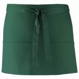 Image of Premier Ladies/Womens Colours 3 Pocket Apron / Workwear (Pack of 2) (One Size) (Bottle)
