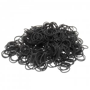 Image of Roma Plaiting Rubber Bands - Black